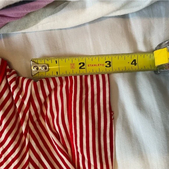 Victoria’s Secret NWOT short sleeve pjs set size XX-Large, red and white stripes - Picture 13 of 15
